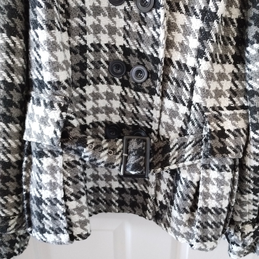 Houndstooth Coat Size XL NWOT - Picture 7 of 10